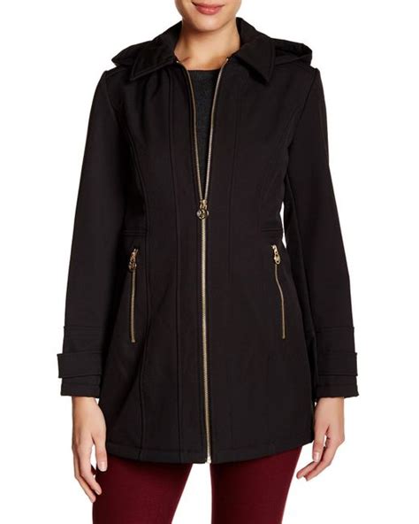 black missy raincoat michael kors